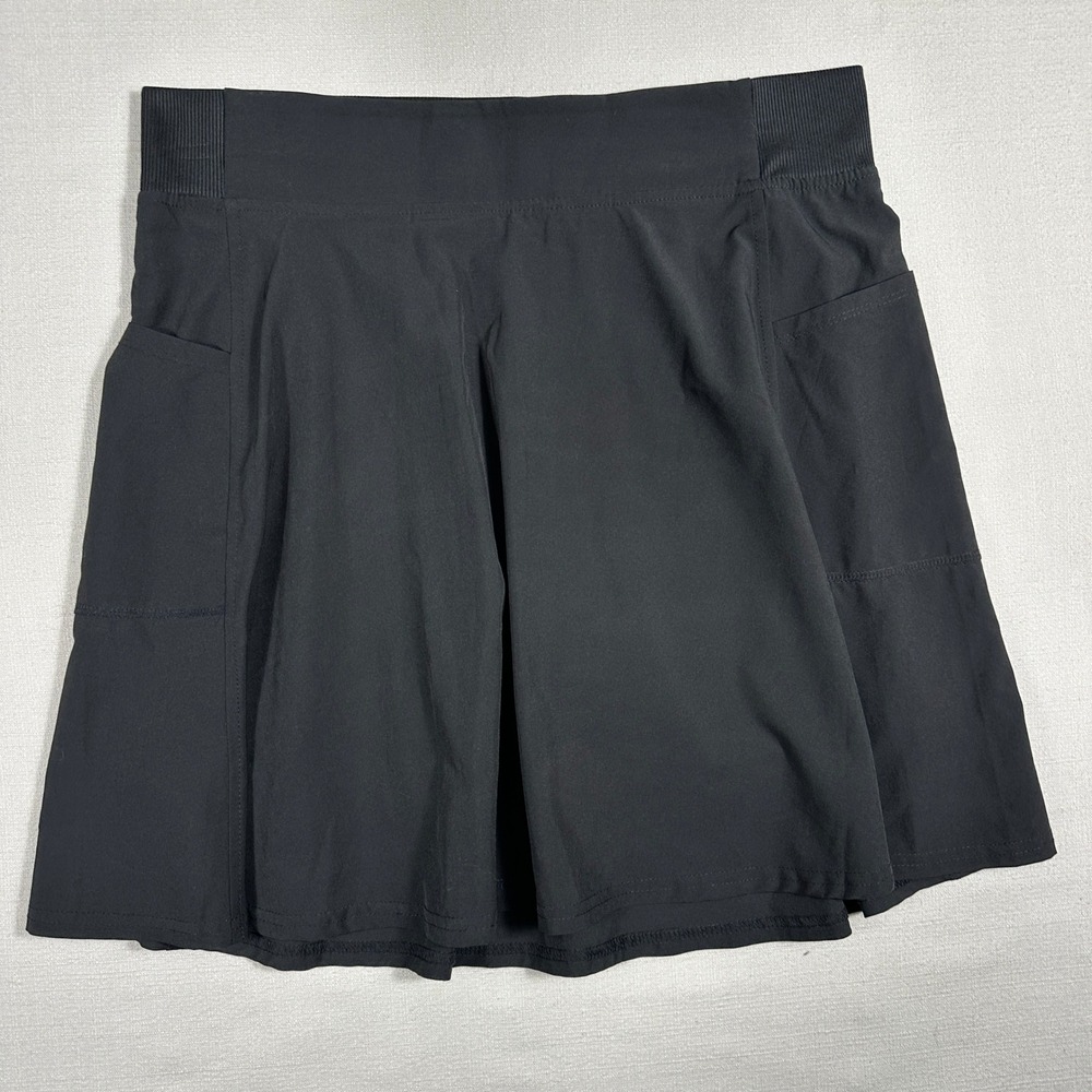 32 Degrees Cool Skort Womens Medium Black Excellent Athletic Tennis Golf Pockets